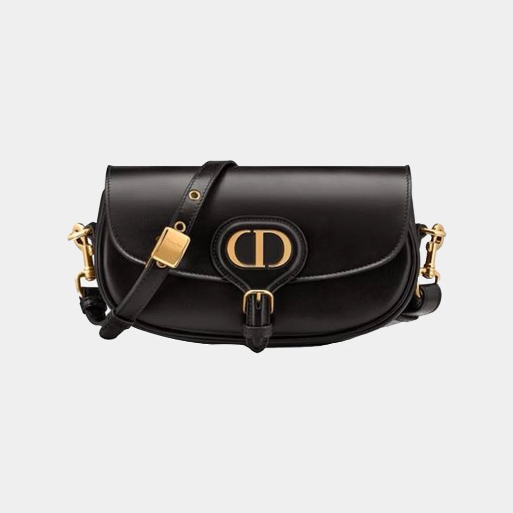 Dior East West Bobby Bag in Smooth Calfskin Leather Black Gold Hardware - Picture 10 of 13